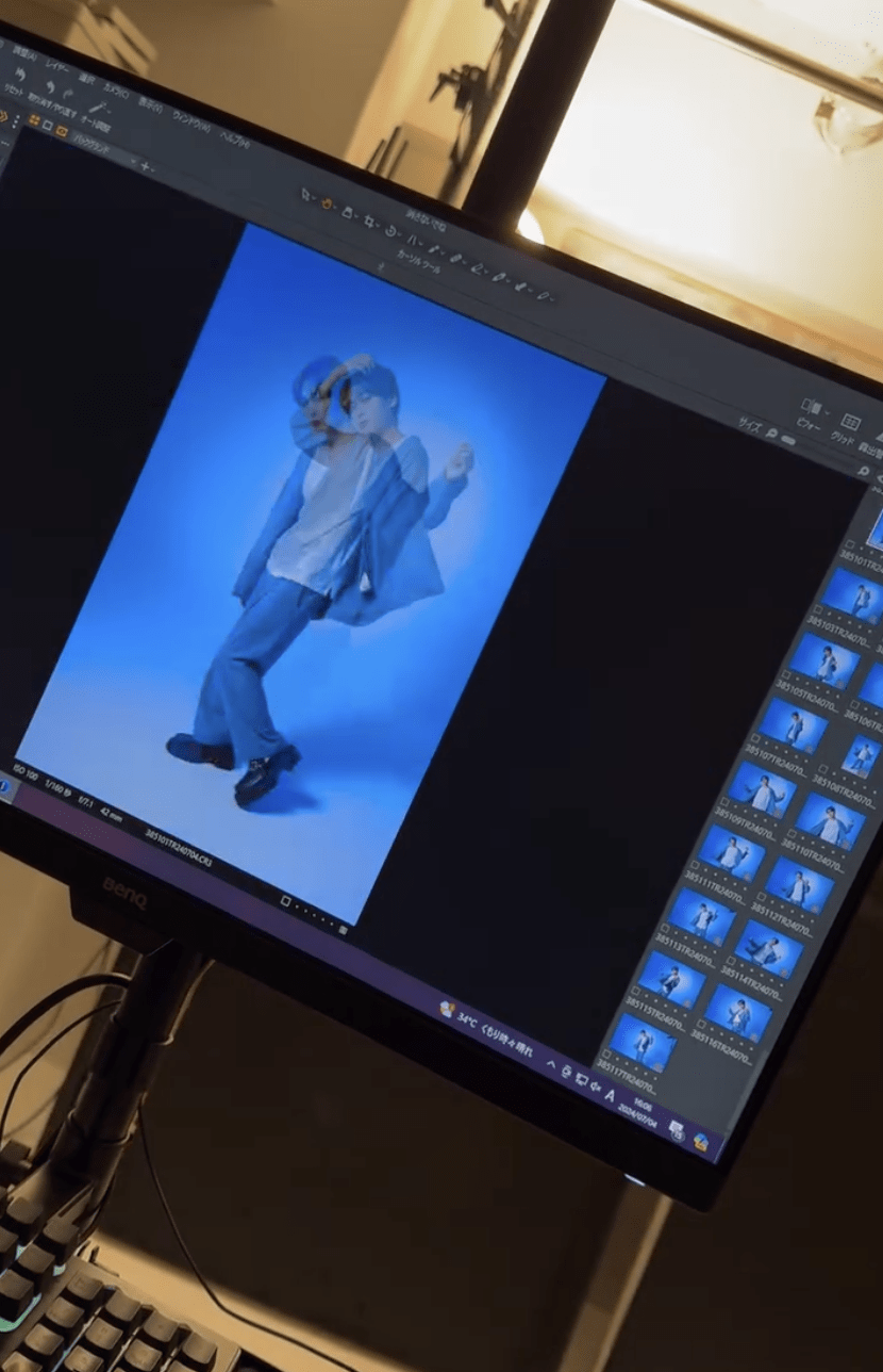 【隼人】behind the scenes video.